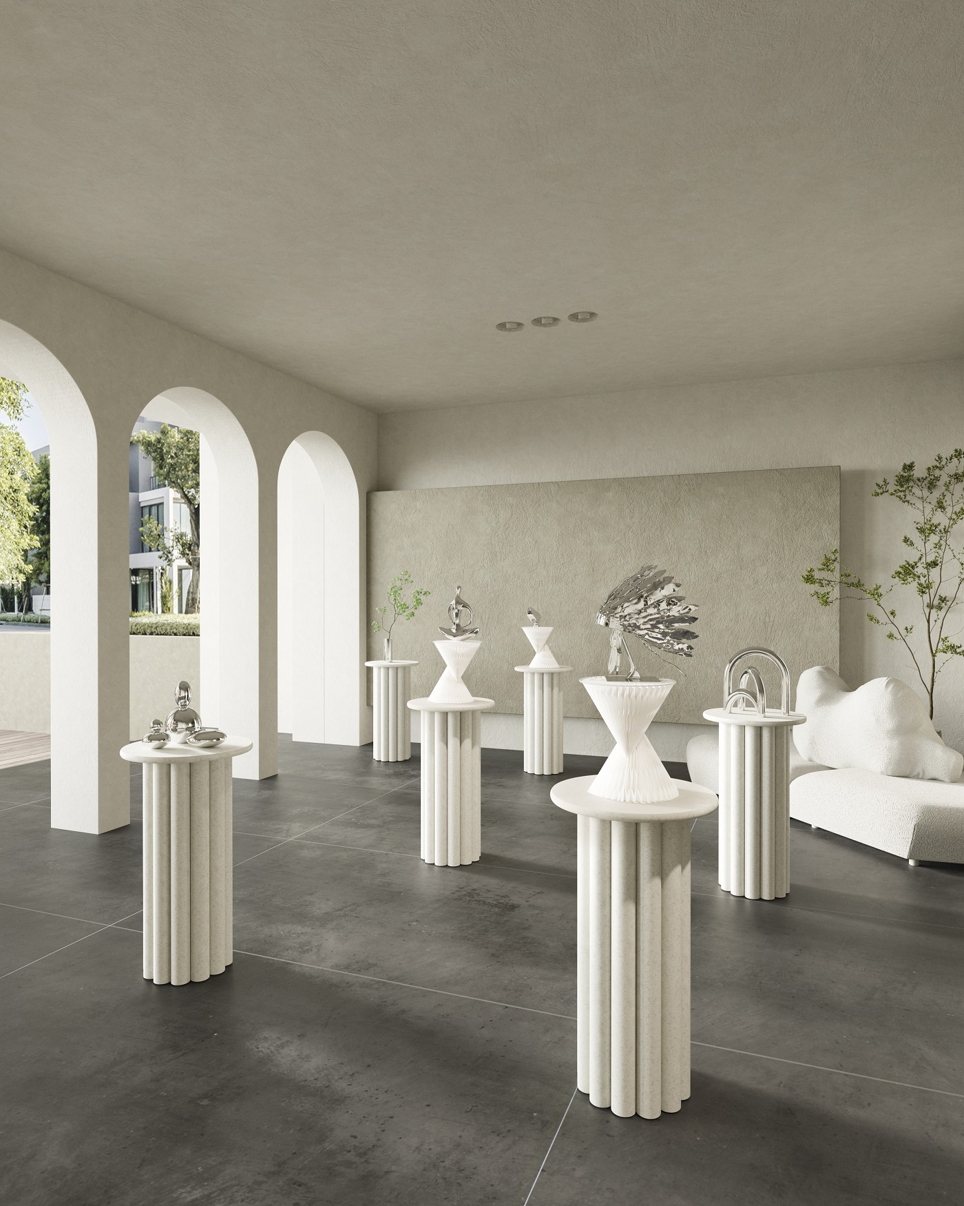 Organ paper display rack，Biconical micro booth，exhibition booth，Display，Arts and Crafts，Home display，Paper art aesthetics，good-looking，