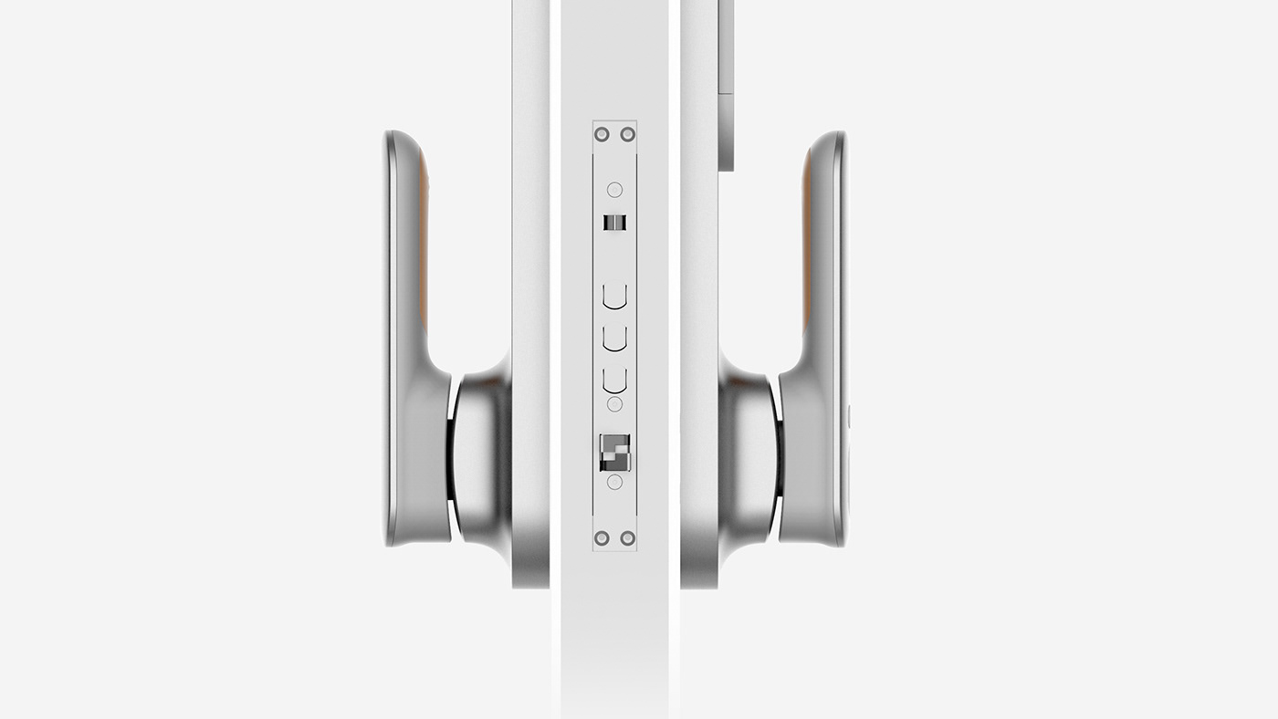 Intelligent door lock，smart door lock，