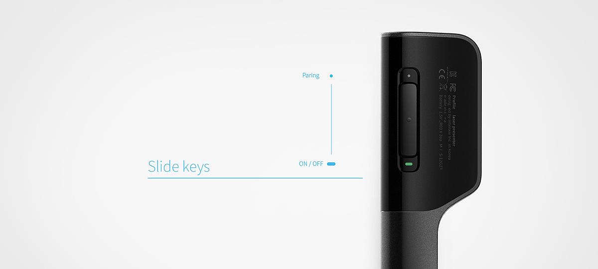 Bluetooth，Wireless connection，intelligent control，Laser pen，Presentation document，aluminium，