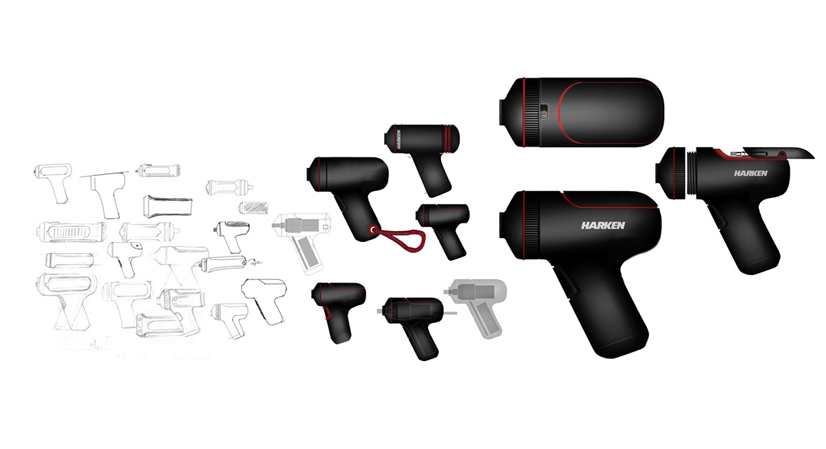 bolt driver，product design，brand，Harken，