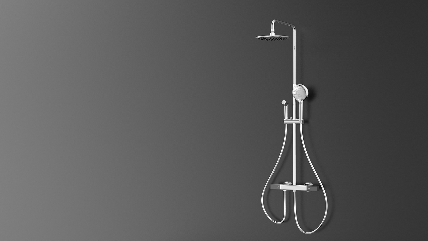 #Shower shower，Big shower，Minimalism，Four function shower，bathroom，