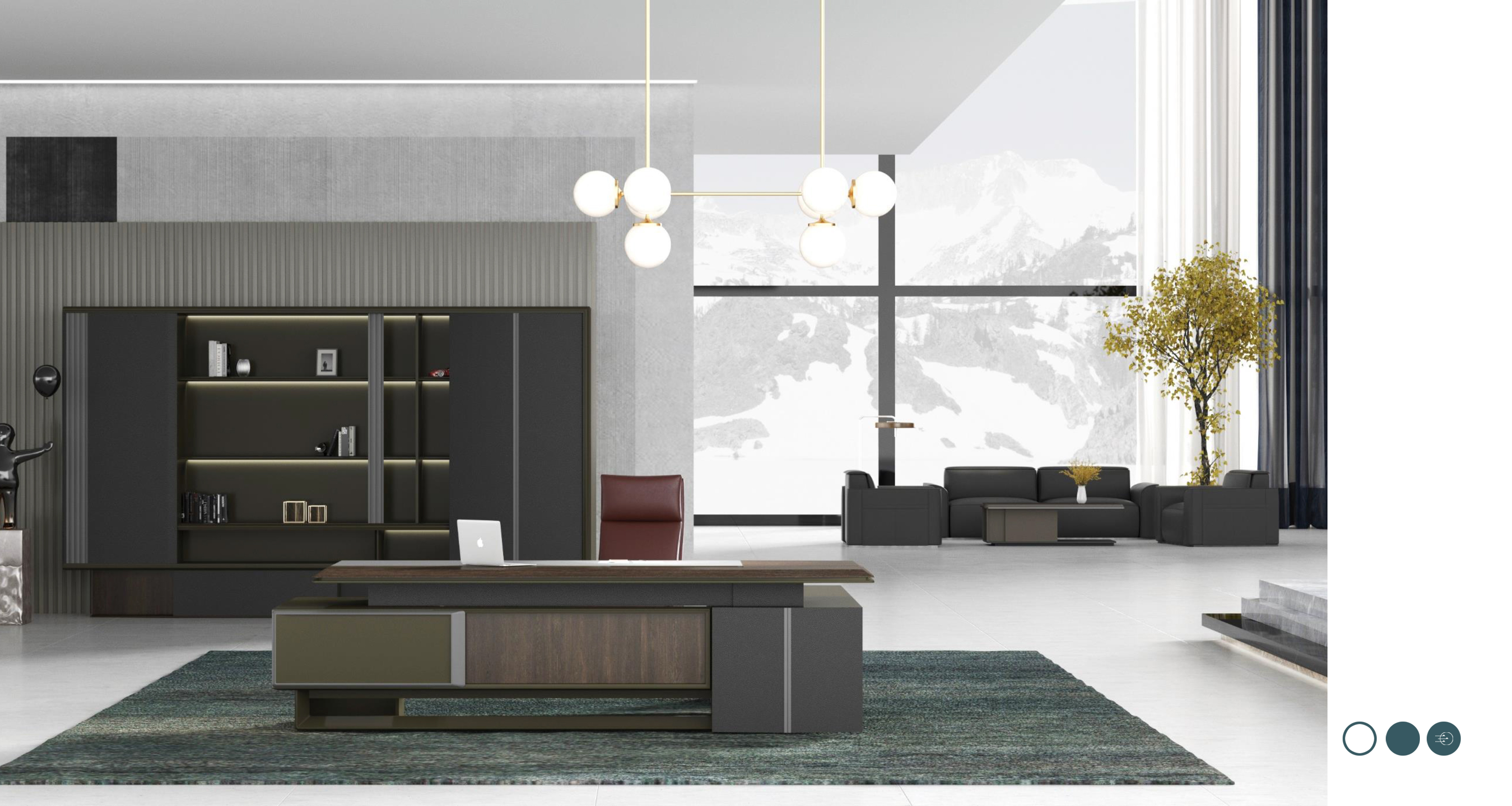 Bantai，Office furniture ，German style，Modern simplicity，Painting platform，