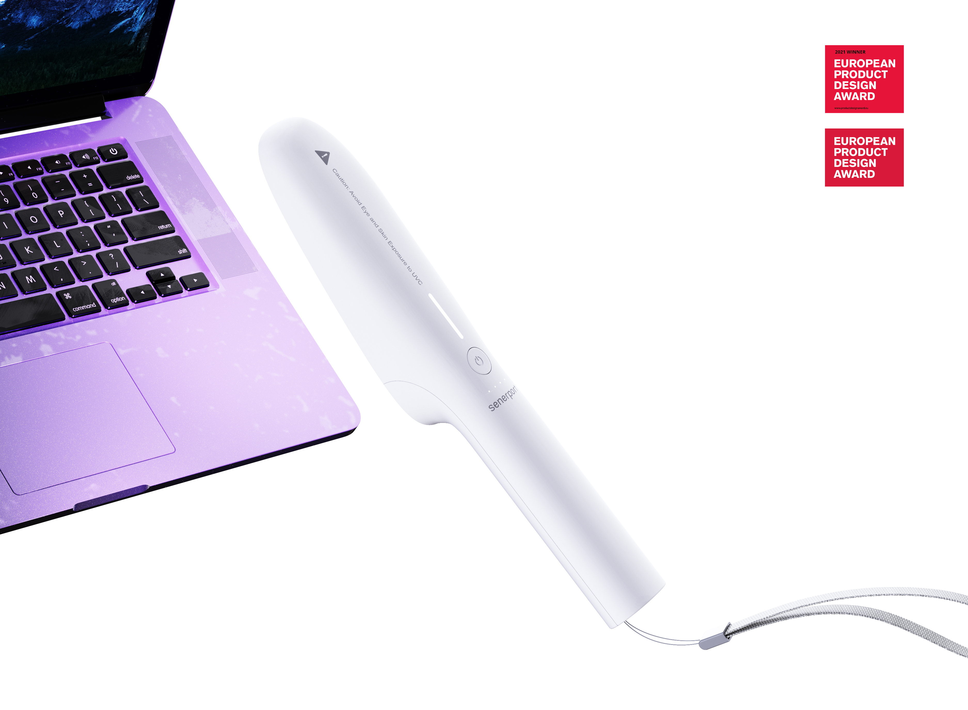 Ultraviolet sterilization，UVC，Portable，European product design award，