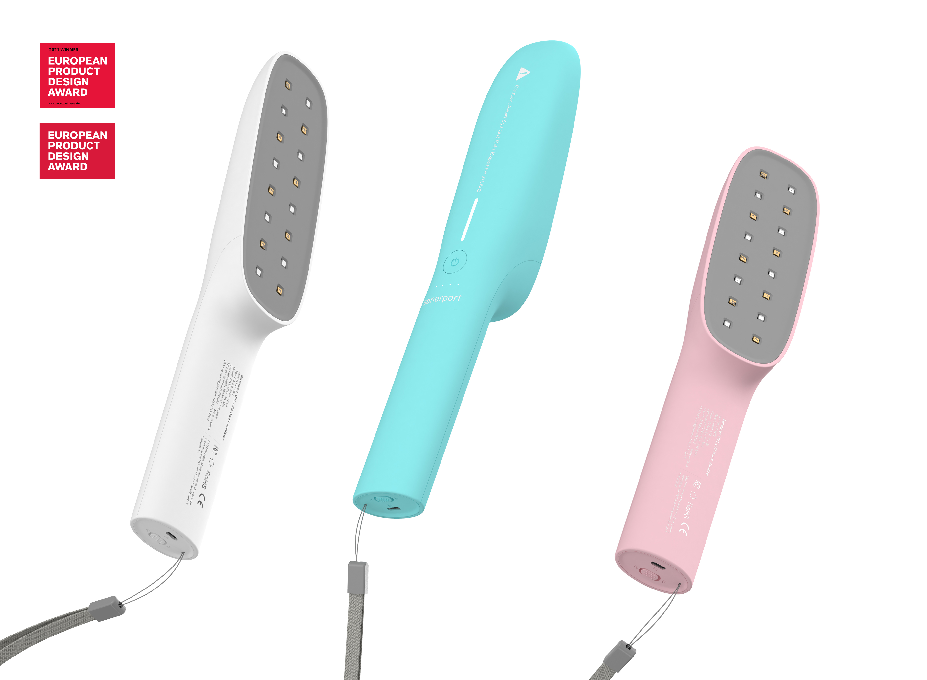 Ultraviolet sterilization，UVC，Portable，European product design award，