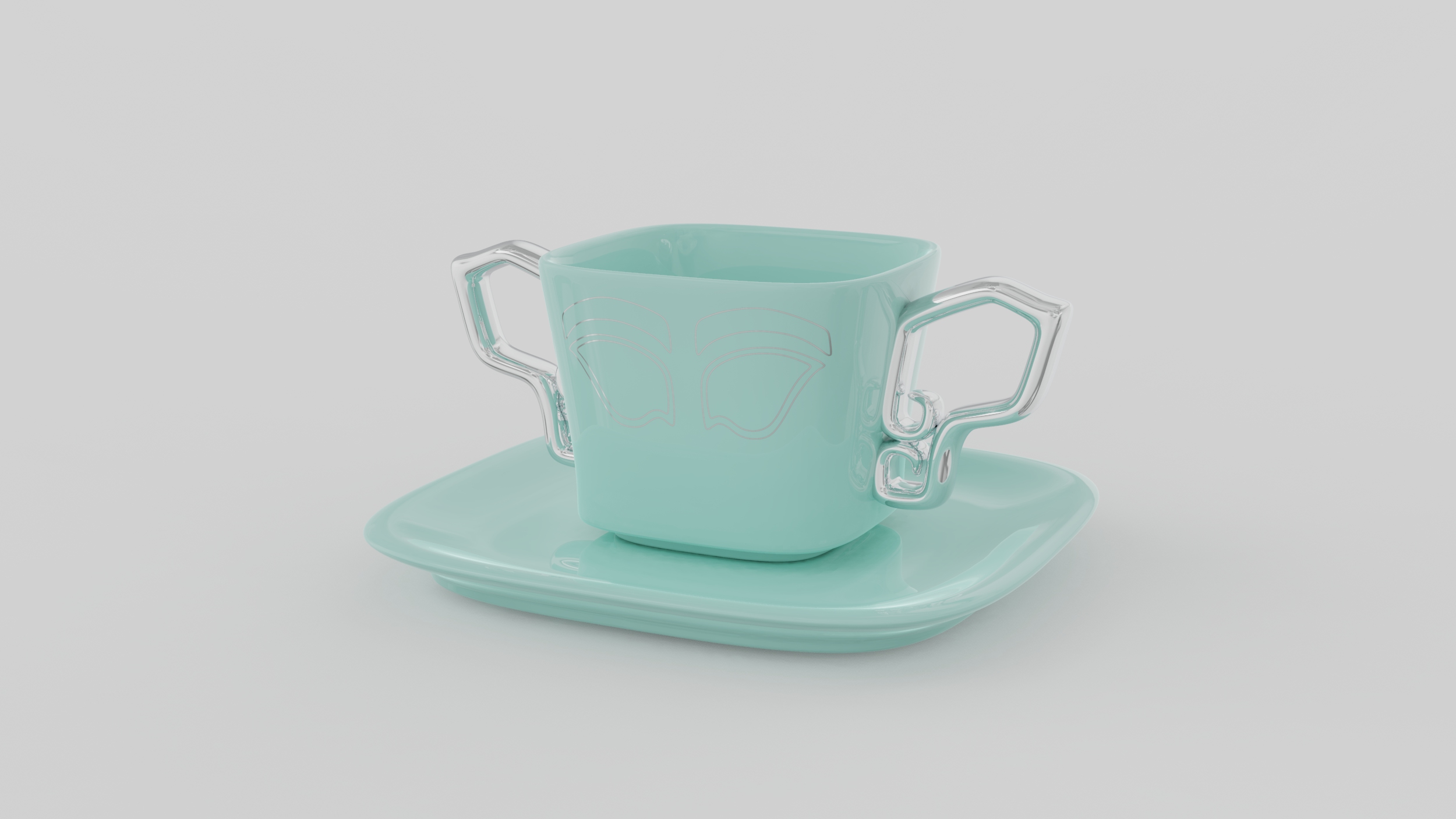 tea set，Water cup，Sanxingdui，museum，Cultural creation，