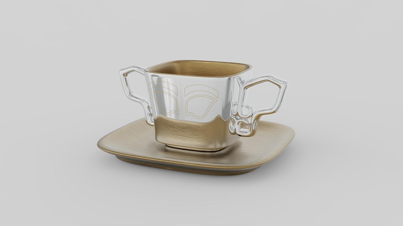 tea set，Water cup，Sanxingdui，museum，Cultural creation，