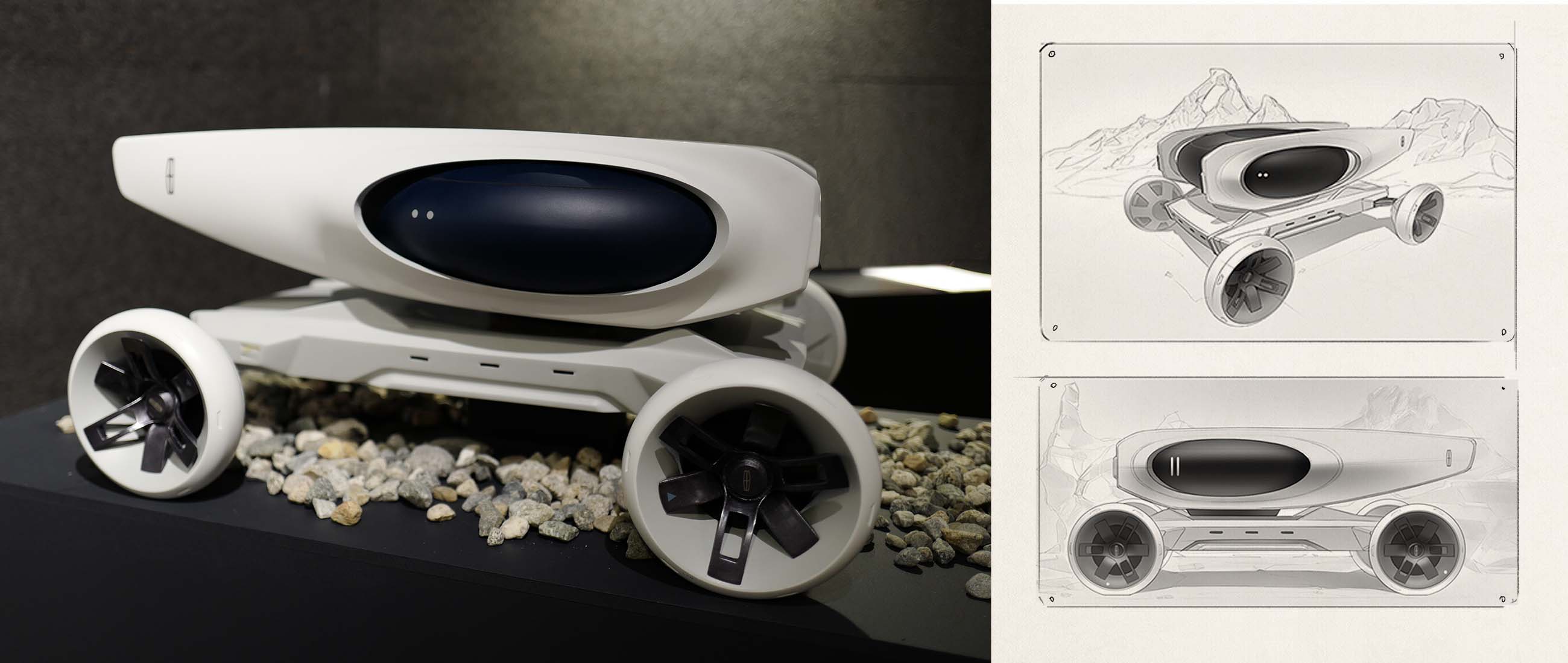 Vehicle design，ArtCenter，two thousand and seventeen，Graduation exhibition，