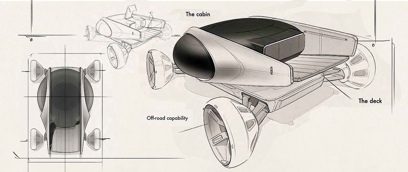 Vehicle design，ArtCenter，two thousand and seventeen，Graduation exhibition，