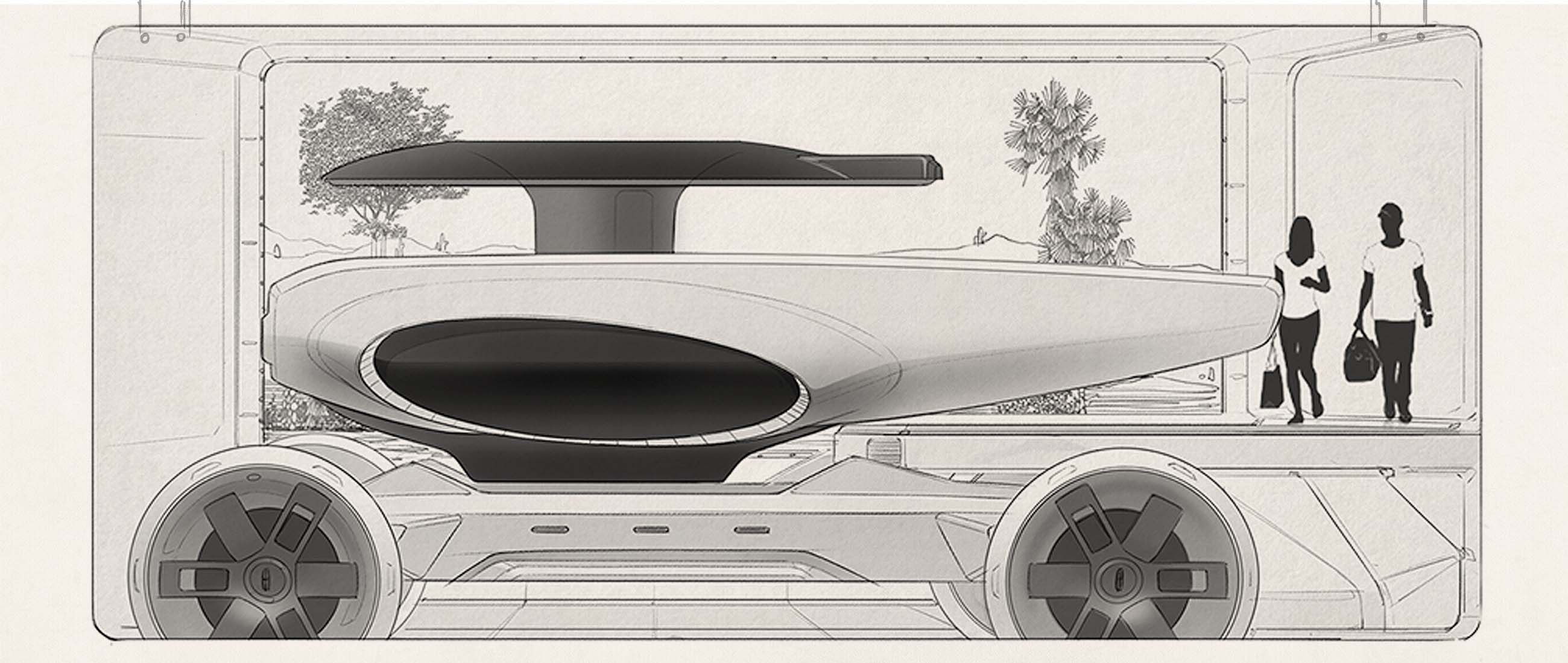 Vehicle design，ArtCenter，two thousand and seventeen，Graduation exhibition，