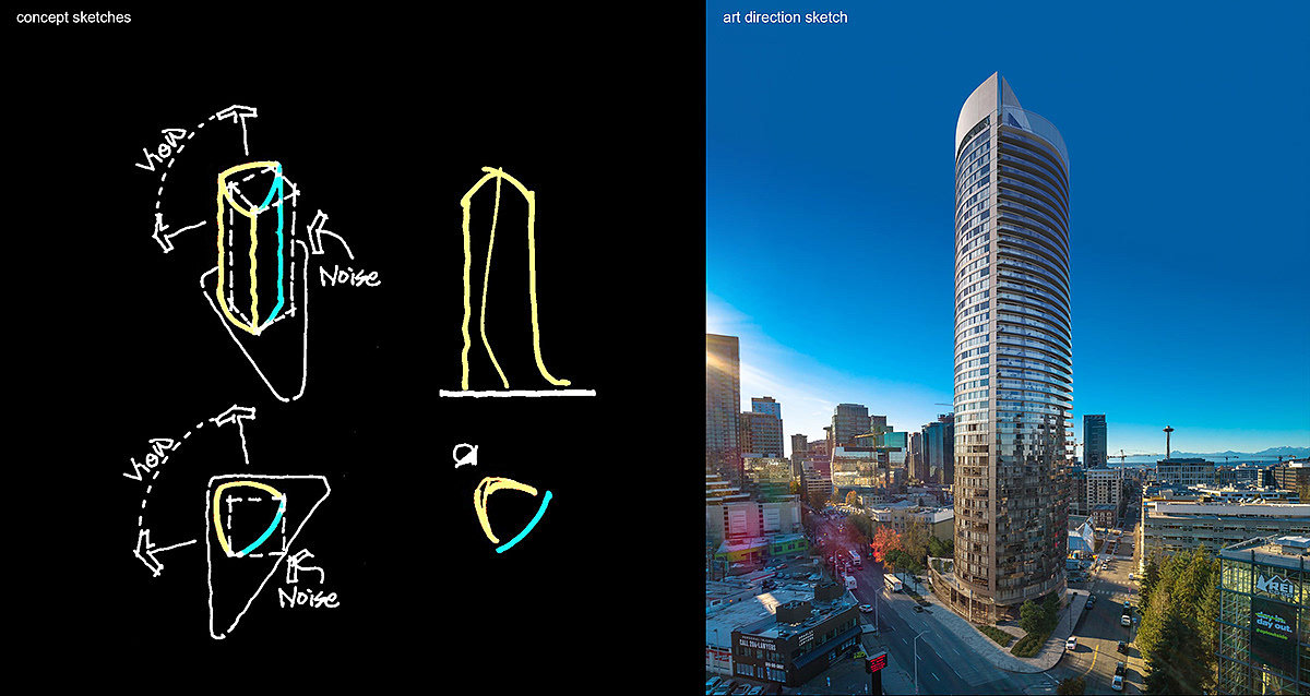 Architecture，multi-storied building，residence，Render，
