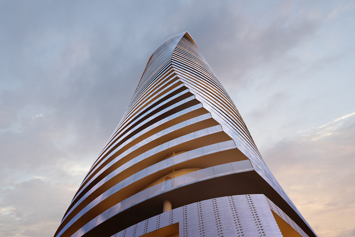 Architecture，multi-storied building，residence，Render，