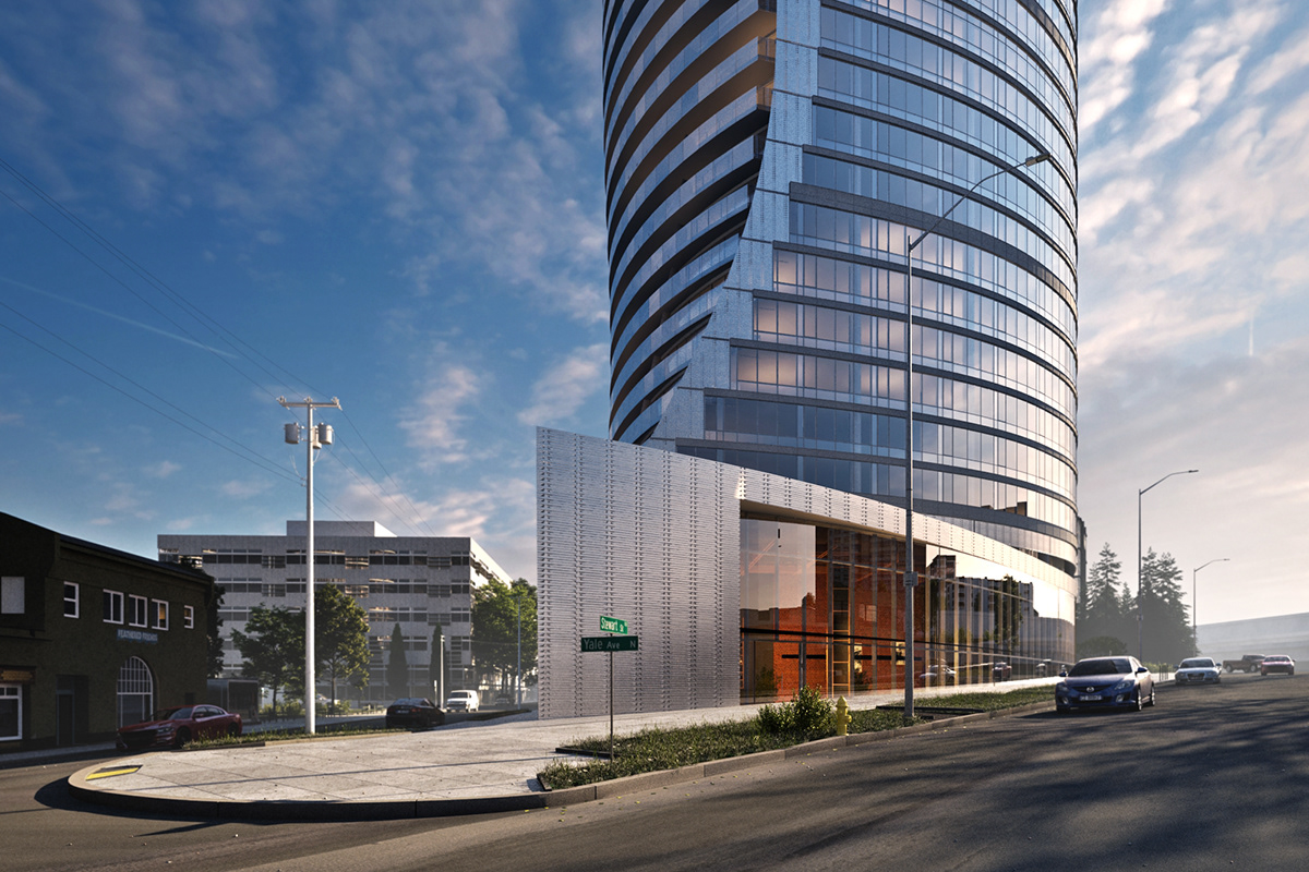 Architecture，multi-storied building，residence，Render，