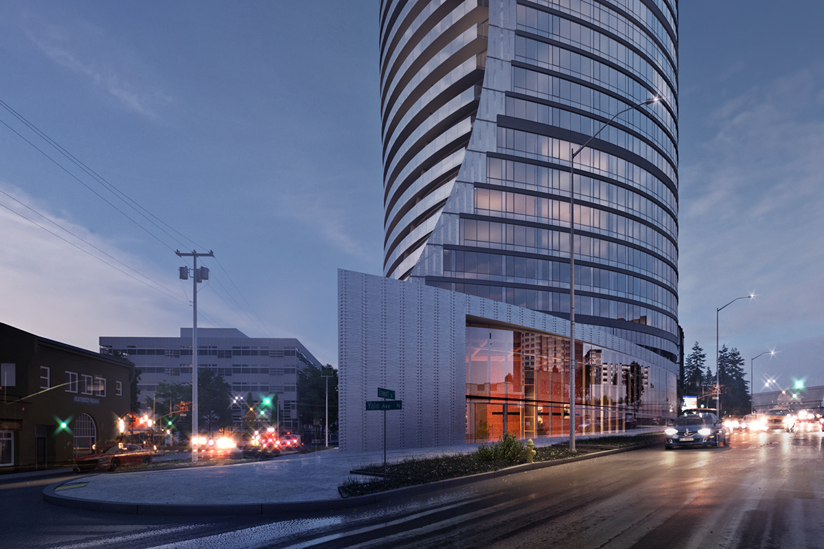 Architecture，multi-storied building，residence，Render，