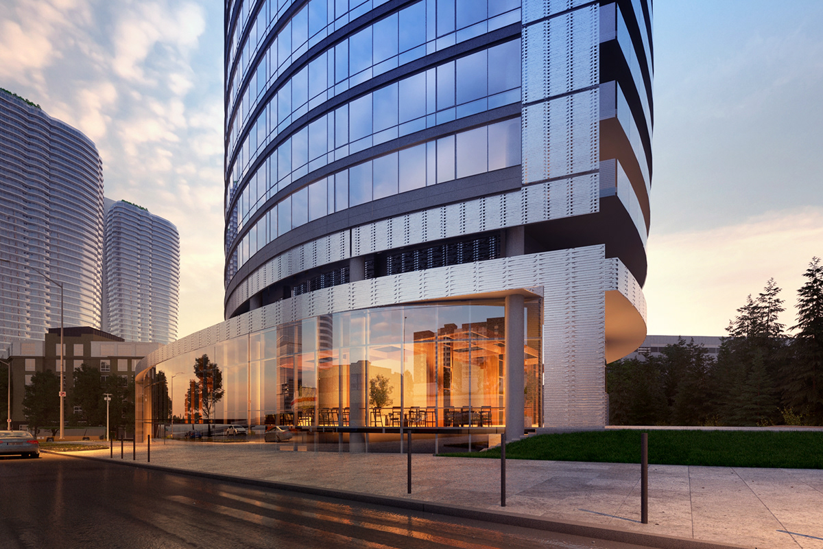 Architecture，multi-storied building，residence，Render，