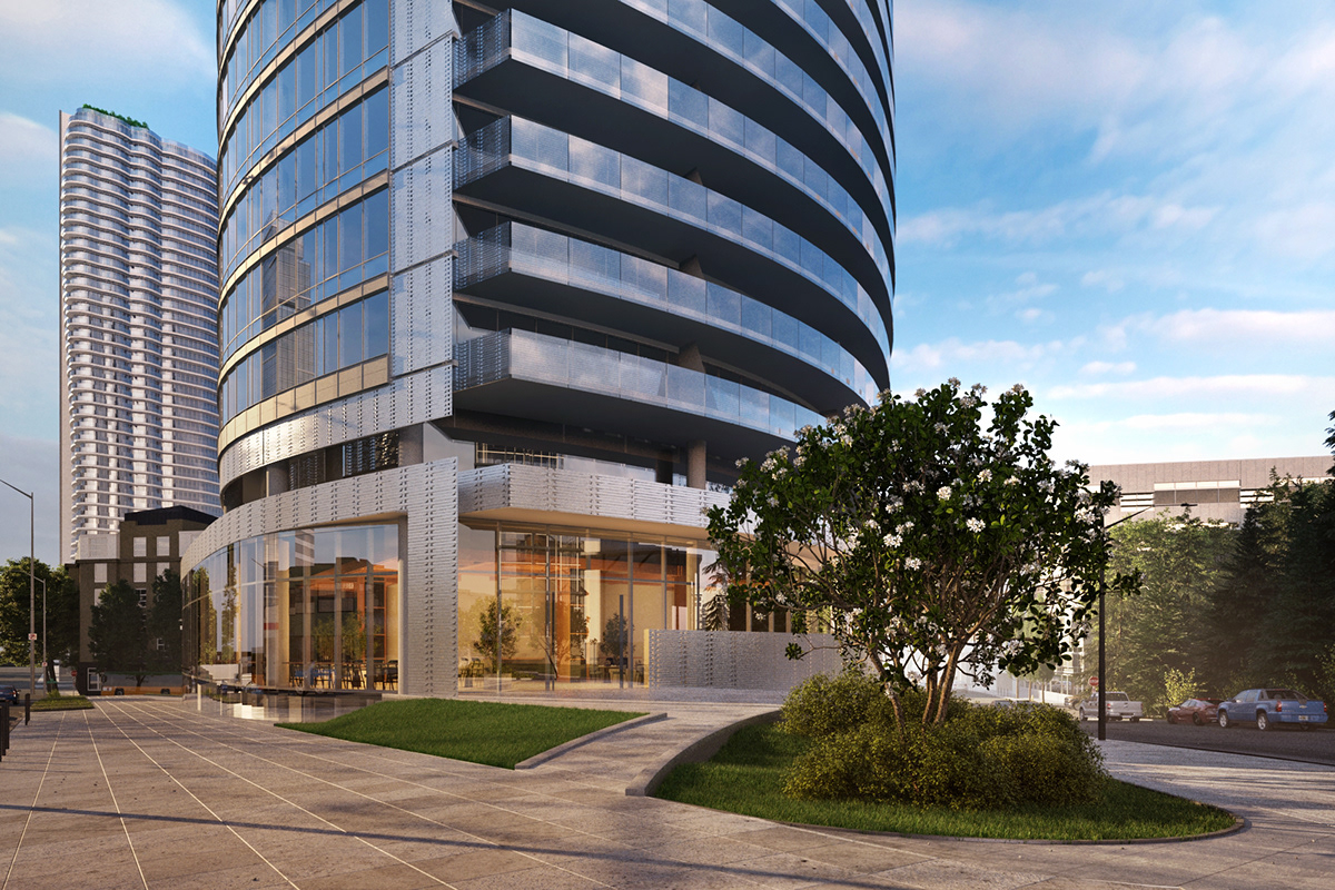 Architecture，multi-storied building，residence，Render，