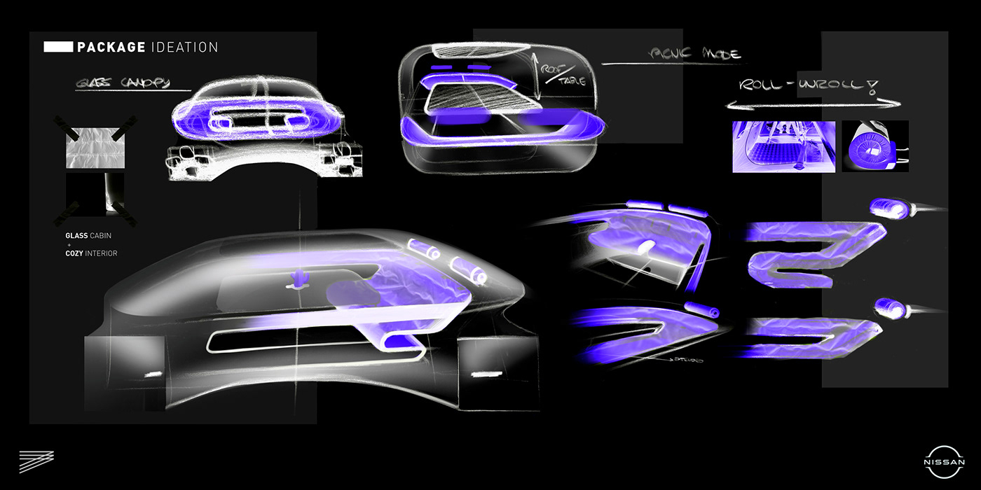 Automobile design，Hand drawn，Interior，concept，