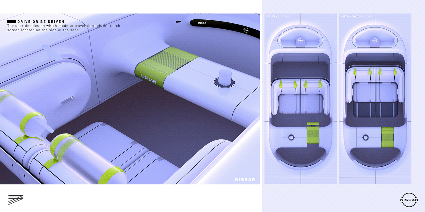 Automobile design，Hand drawn，Interior，concept，