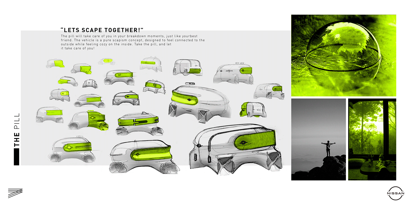 Automobile design，Hand drawn，Interior，concept，