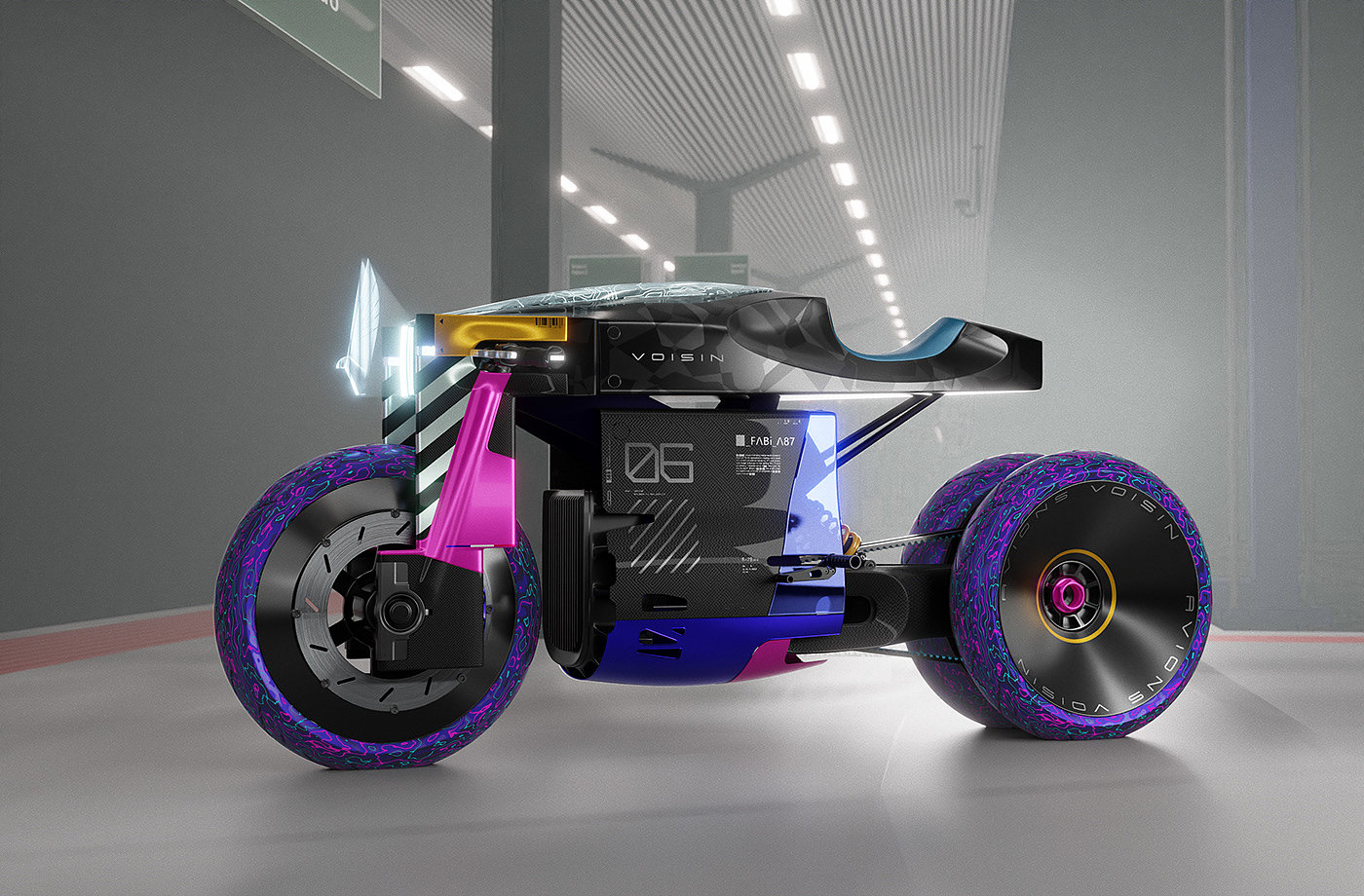 motorcycle，Cyberpunk，Conceptual art，