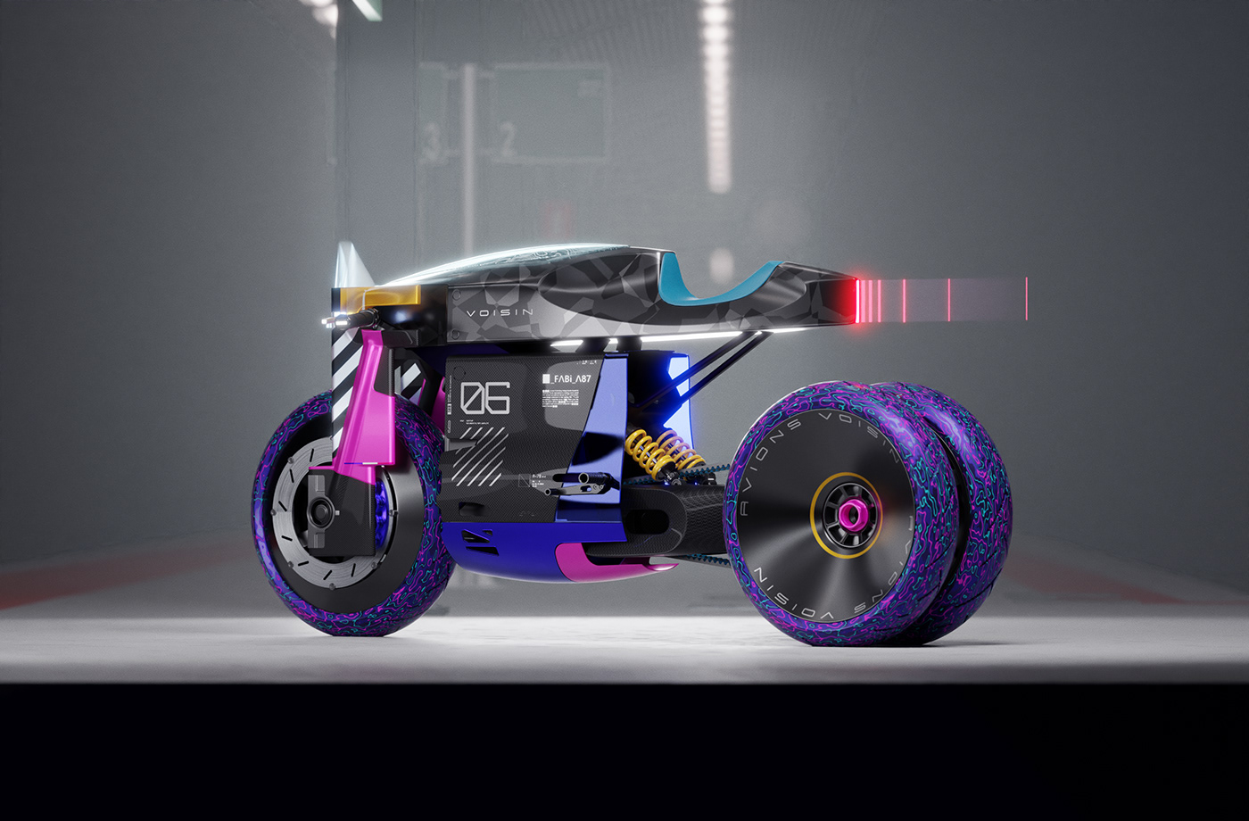 motorcycle，Cyberpunk，Conceptual art，