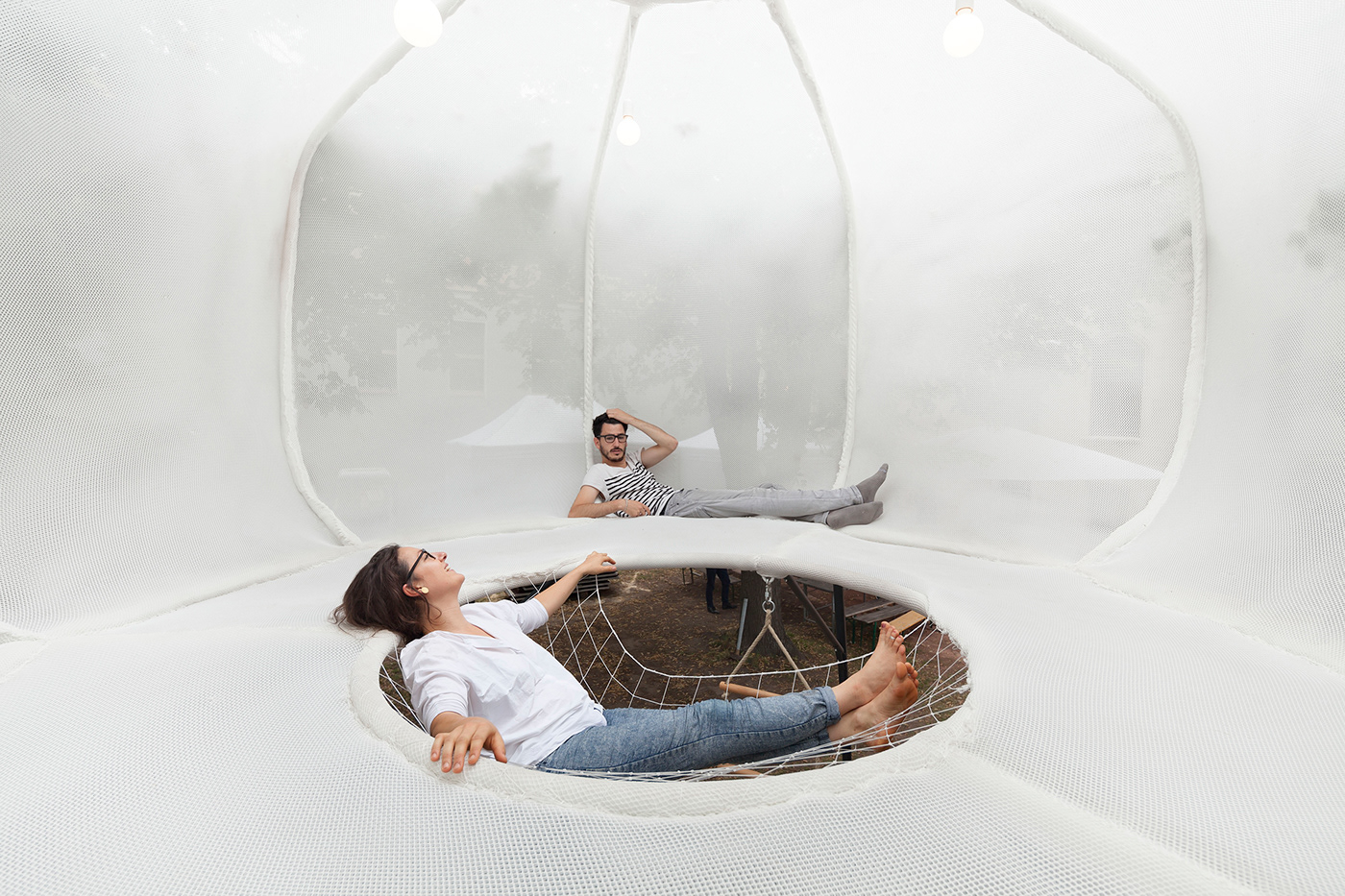 Cumulus，device，Textile，Outdoor installation，