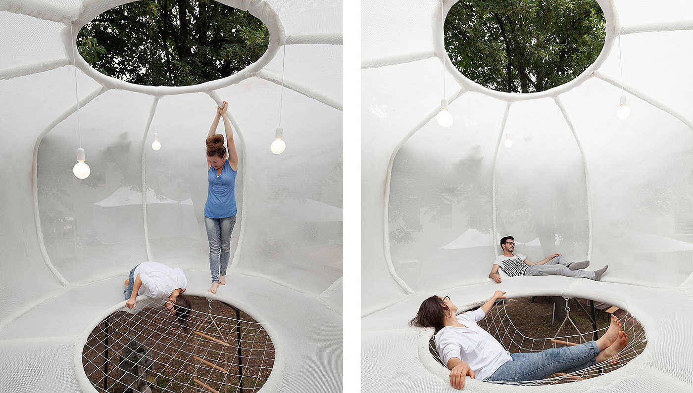 Cumulus，device，Textile，Outdoor installation，
