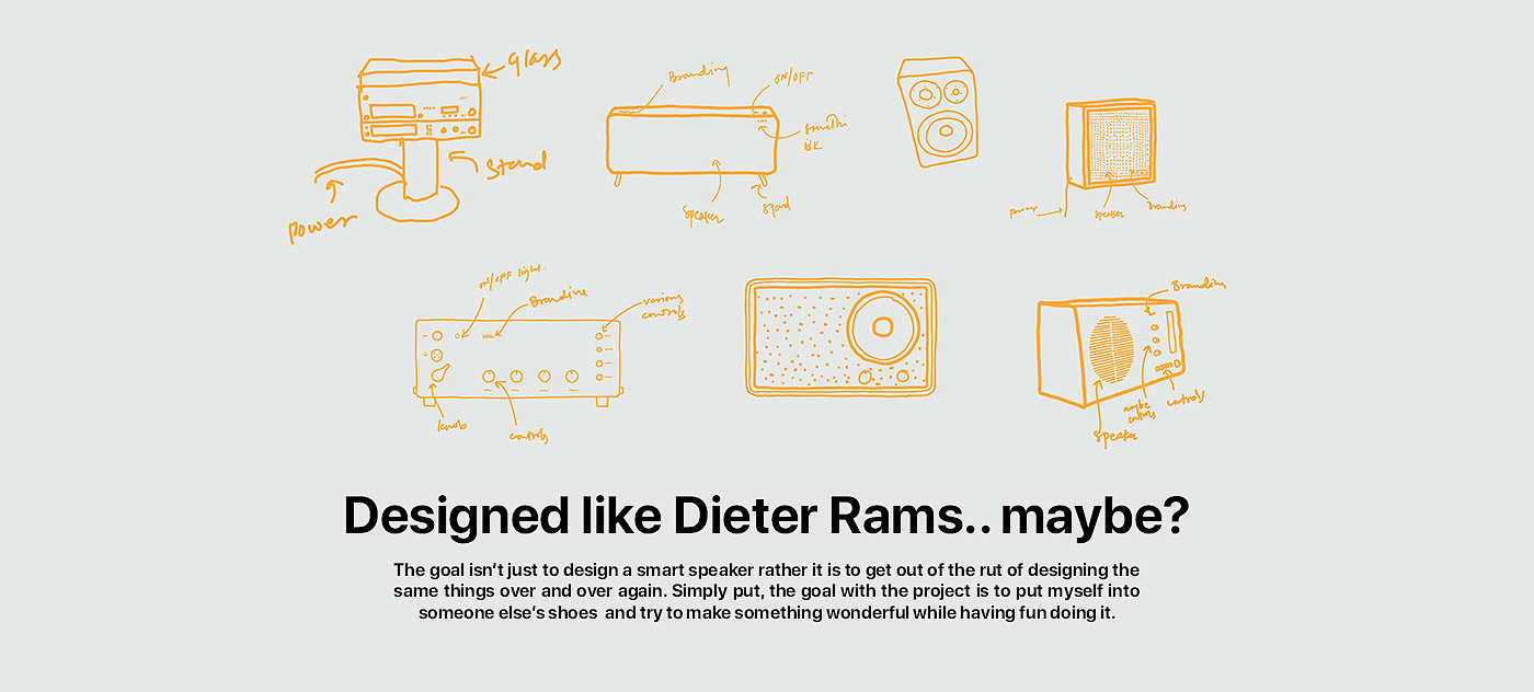 Intelligent speaker，Square，product design，
