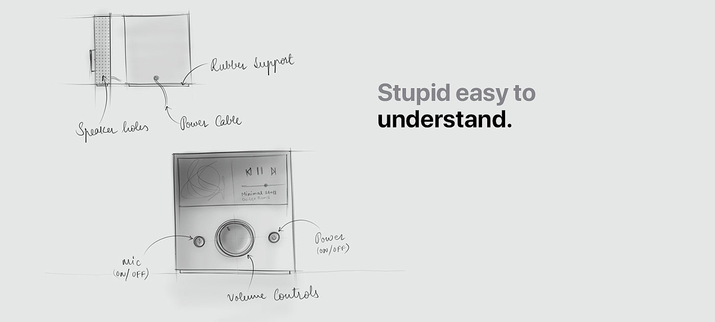 Intelligent speaker，Square，product design，
