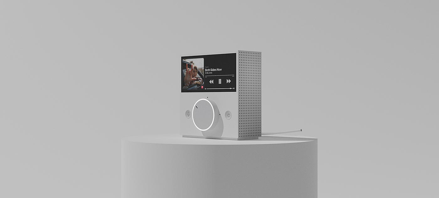 Intelligent speaker，Square，product design，