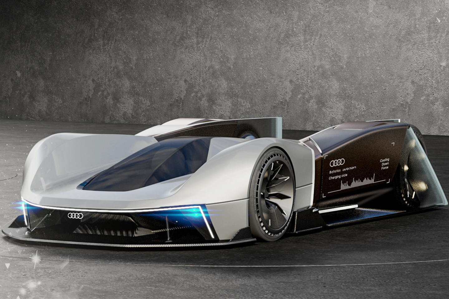 automobile，industrial design，audi，SKELETON，