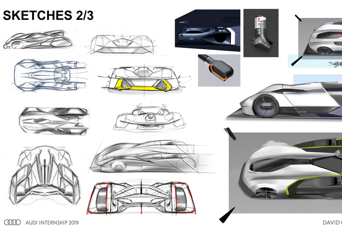 automobile，industrial design，audi，SKELETON，