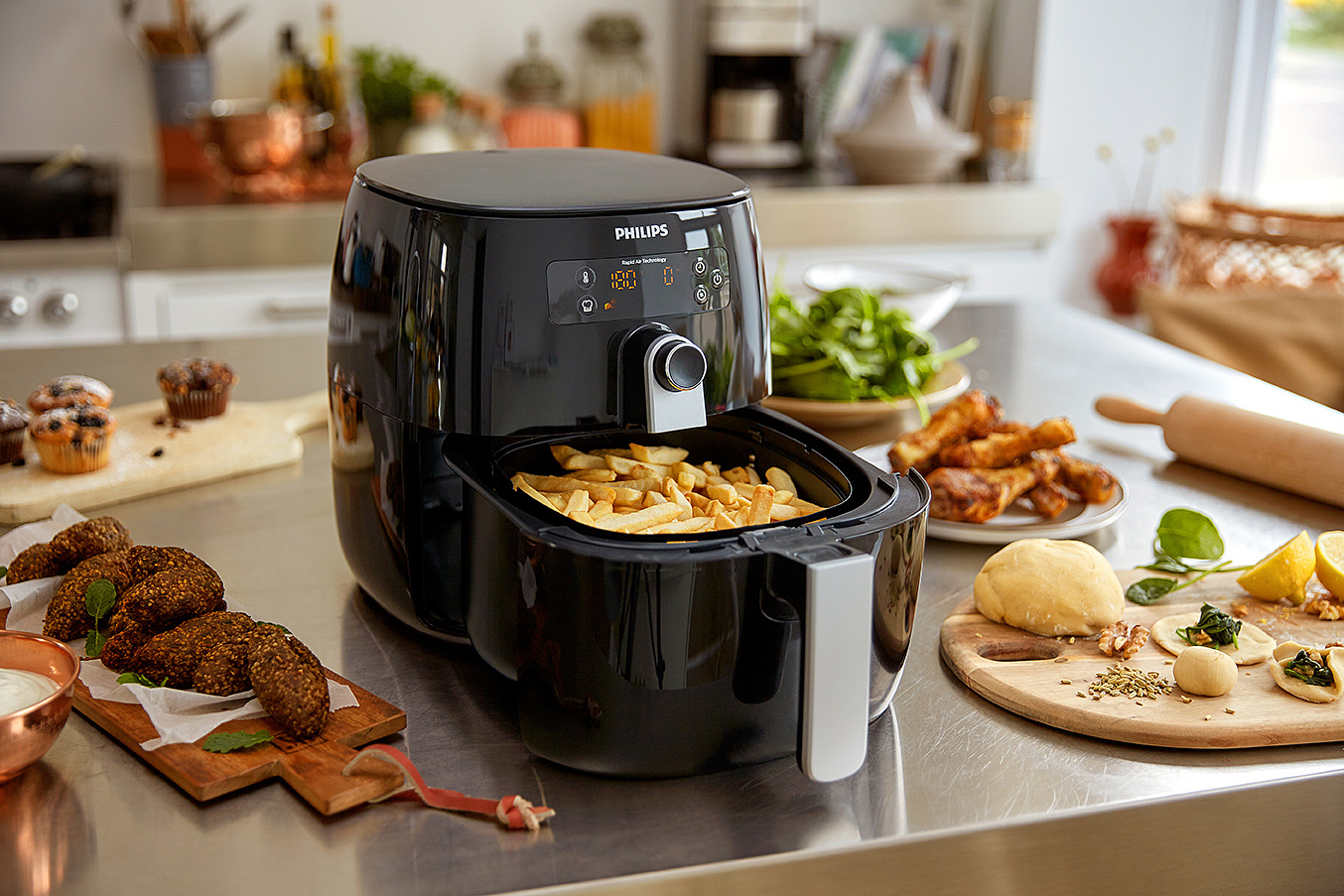 Philips，household electrical appliances，black and white，pot，