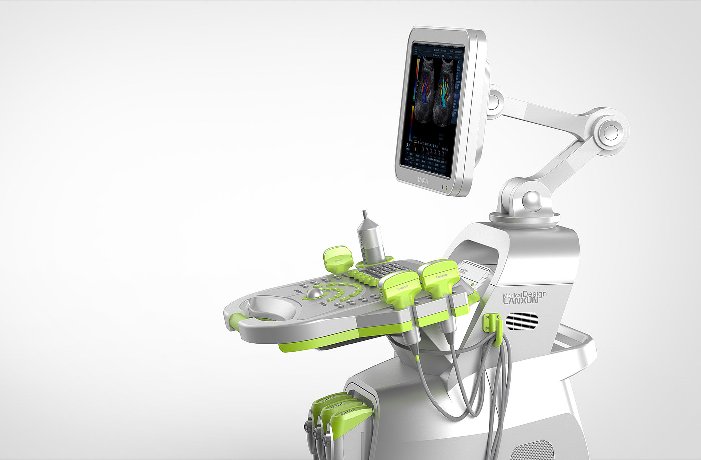 Color Doppler ultrasound，Beauty instrument design，Medical device design，