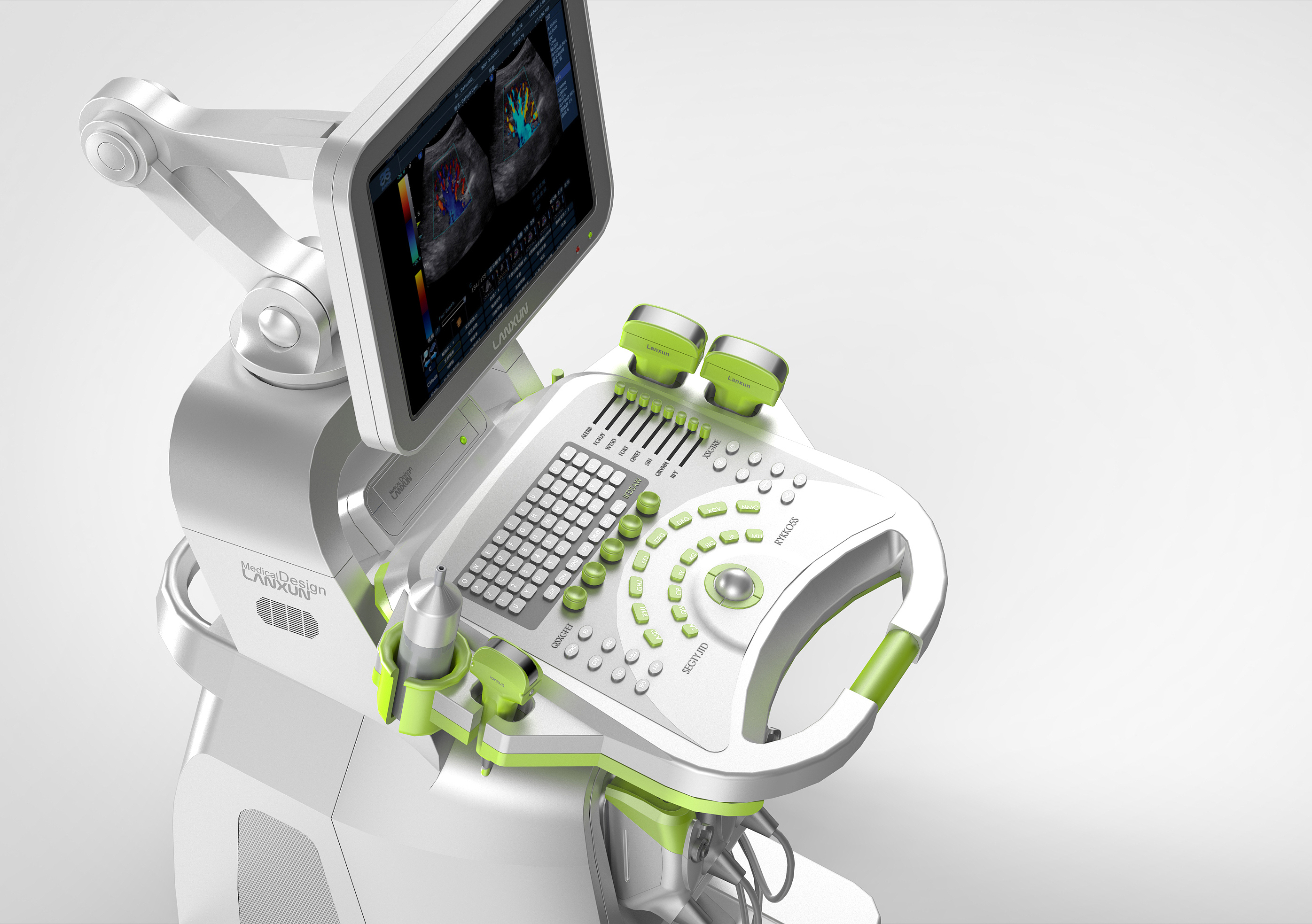 Color Doppler ultrasound，Beauty instrument design，Medical device design，