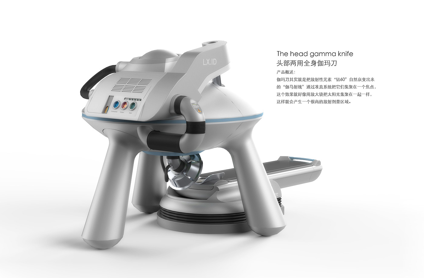 Gamma knife，Medical device product design，Beauty instrument design，