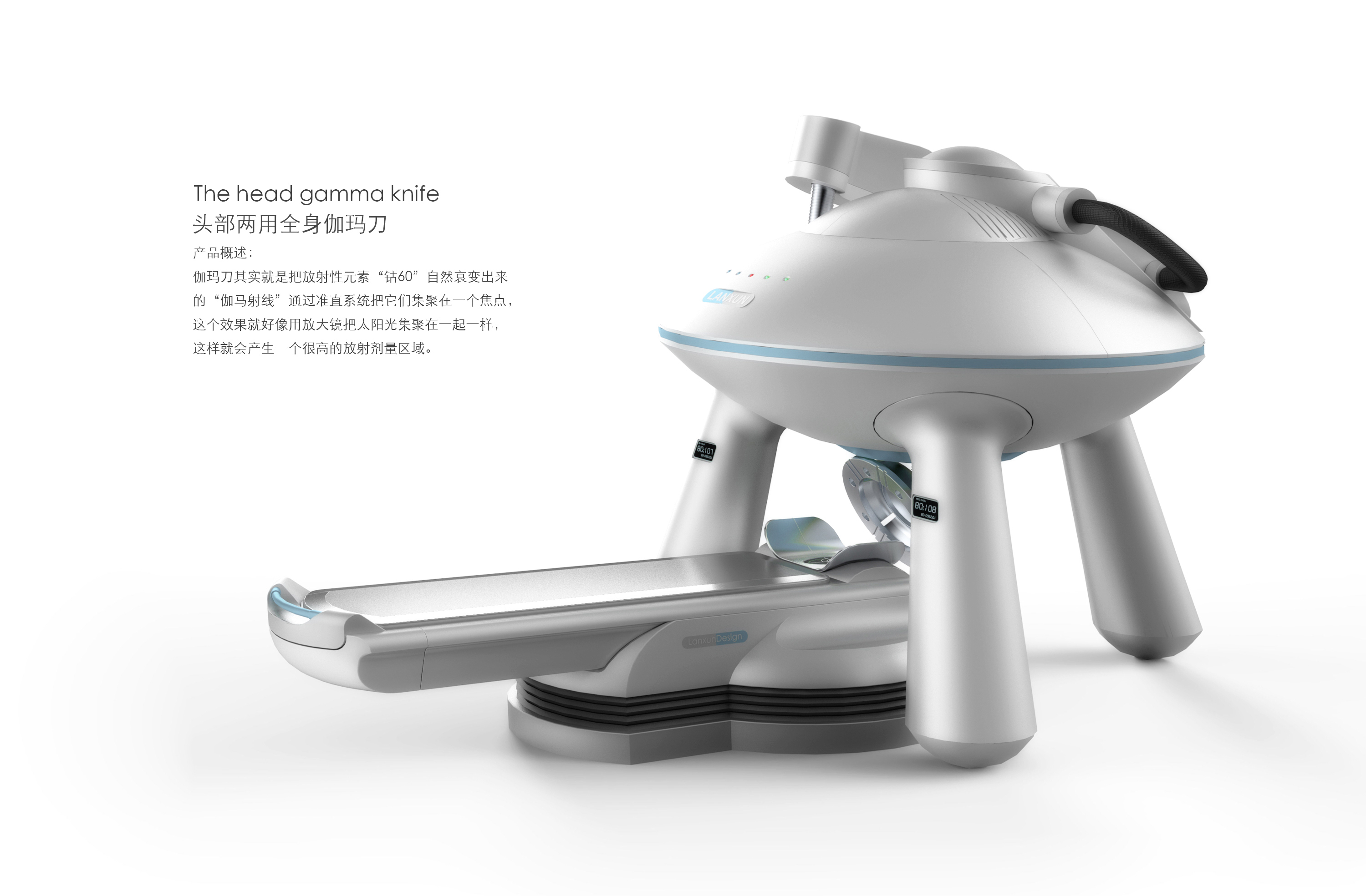 Gamma knife，Medical device product design，Beauty instrument design，