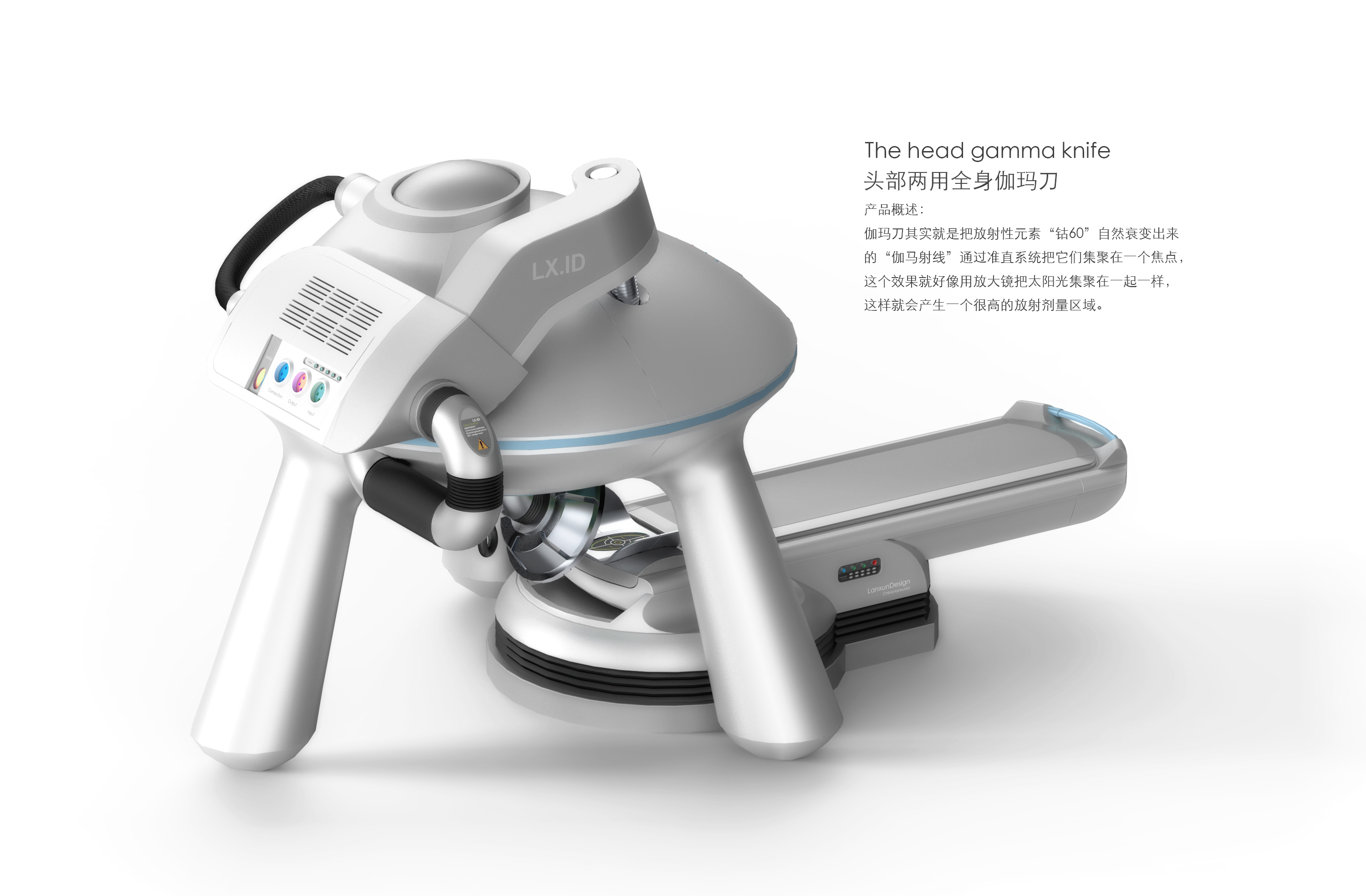 Gamma knife，Medical device product design，Beauty instrument design，