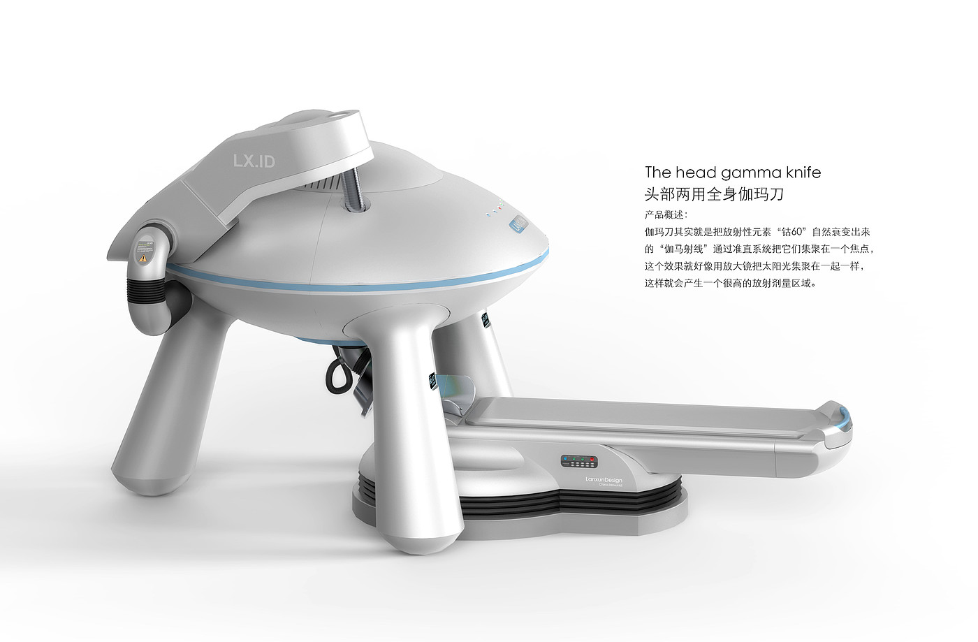 Gamma knife，Medical device product design，Beauty instrument design，