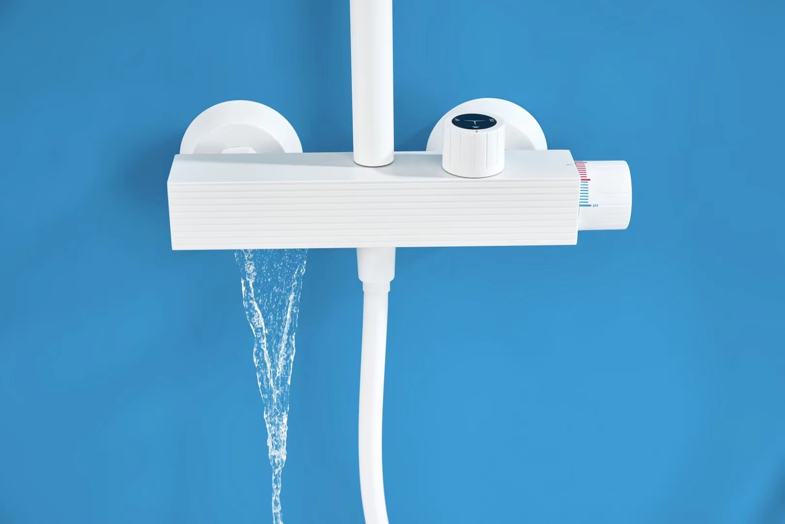 Big shower，Shower，Kitchen and bathroom design，water tap，Technological breakthrough，Starry shower，Waterfall water，White shower，