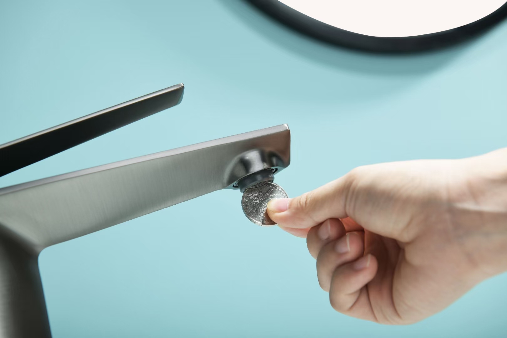 water tap，Basin mixer ，Kitchen and bathroom products，bathroom hardware ，Boundless design，