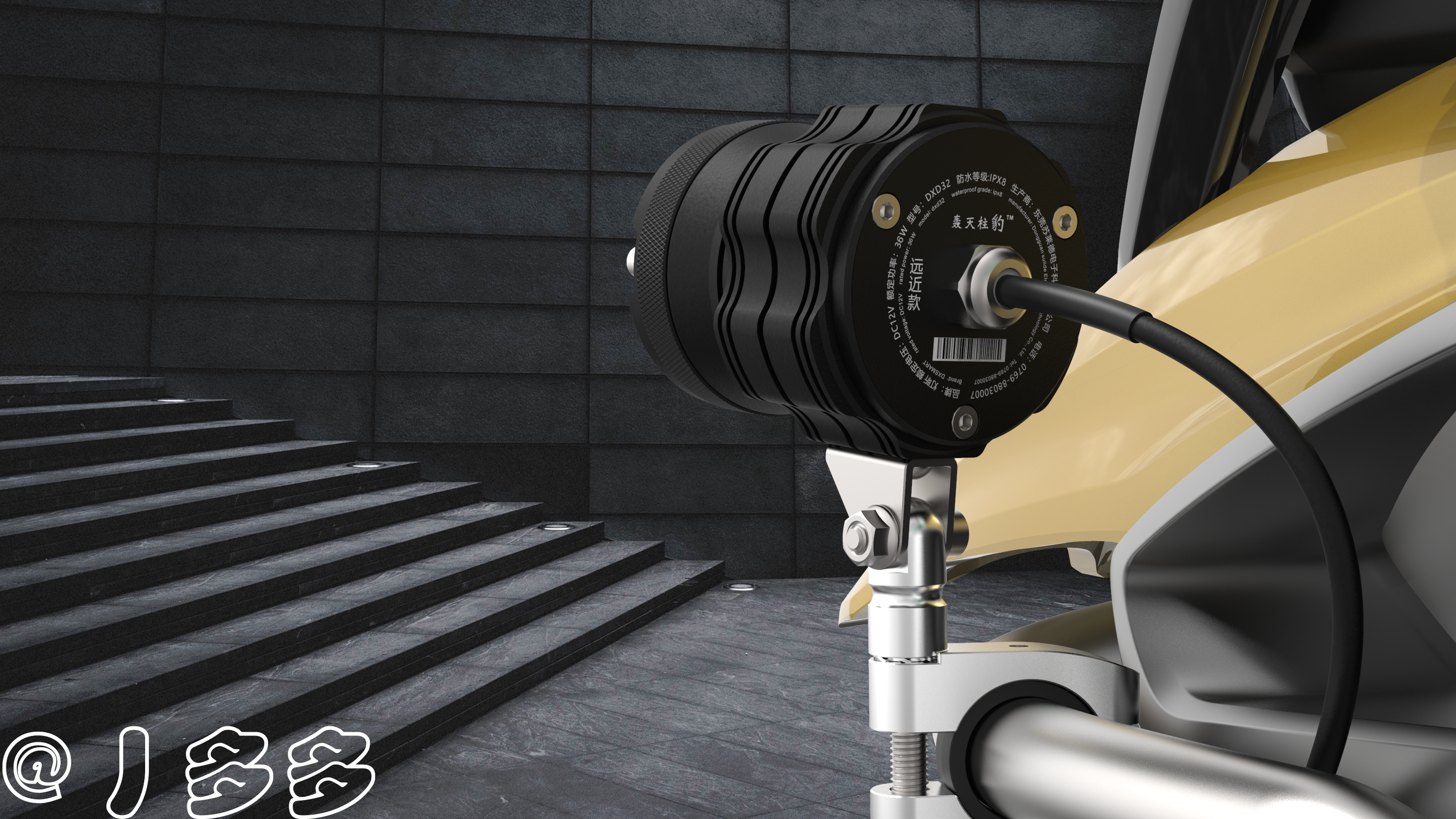 Spotlight，knight，cross-country，Car brigade，lighting，Deng Xin，Far and near light，led，