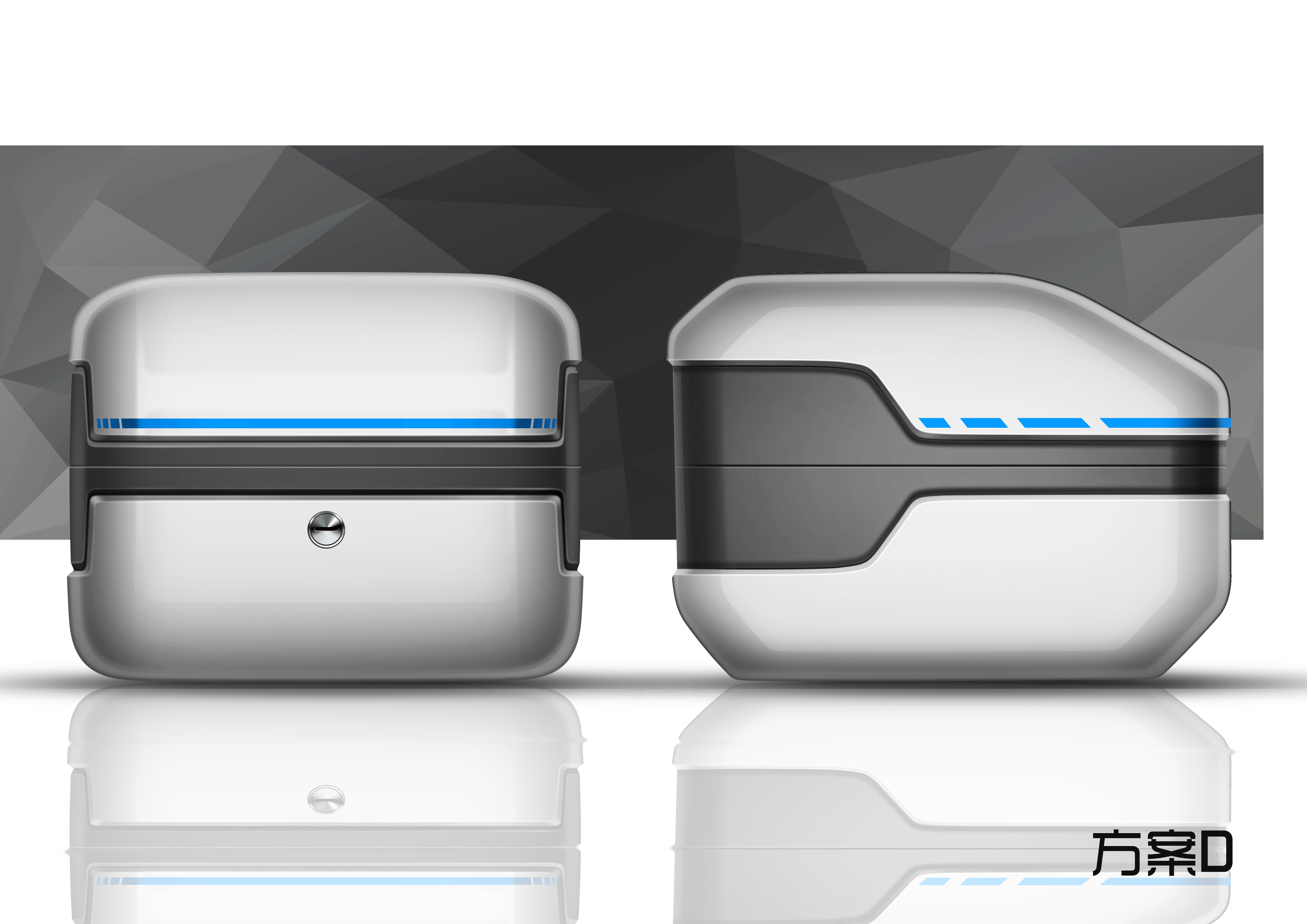 Hand drawn, trunk, electric vehicle，