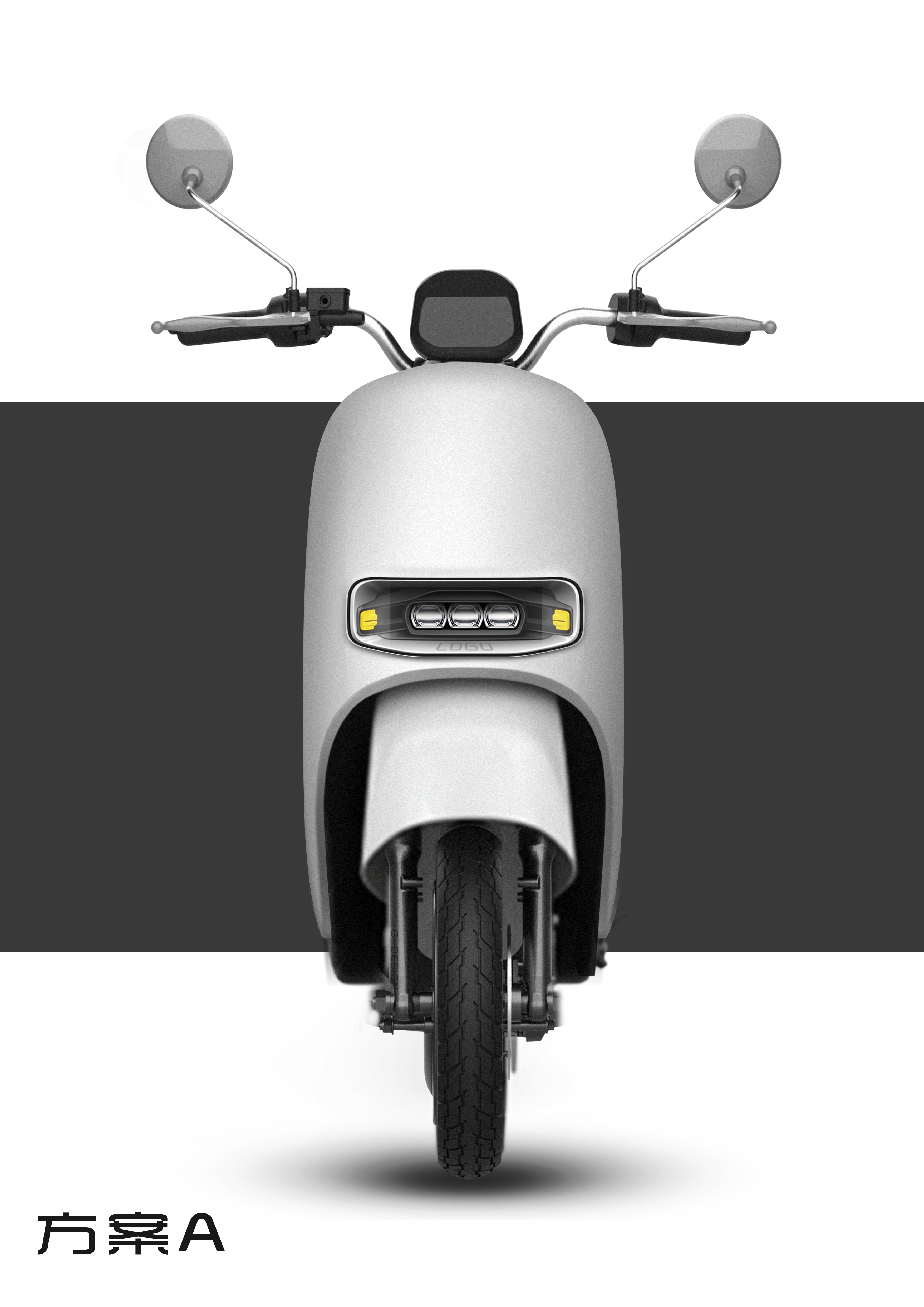 Hand drawn, trunk, electric vehicle，