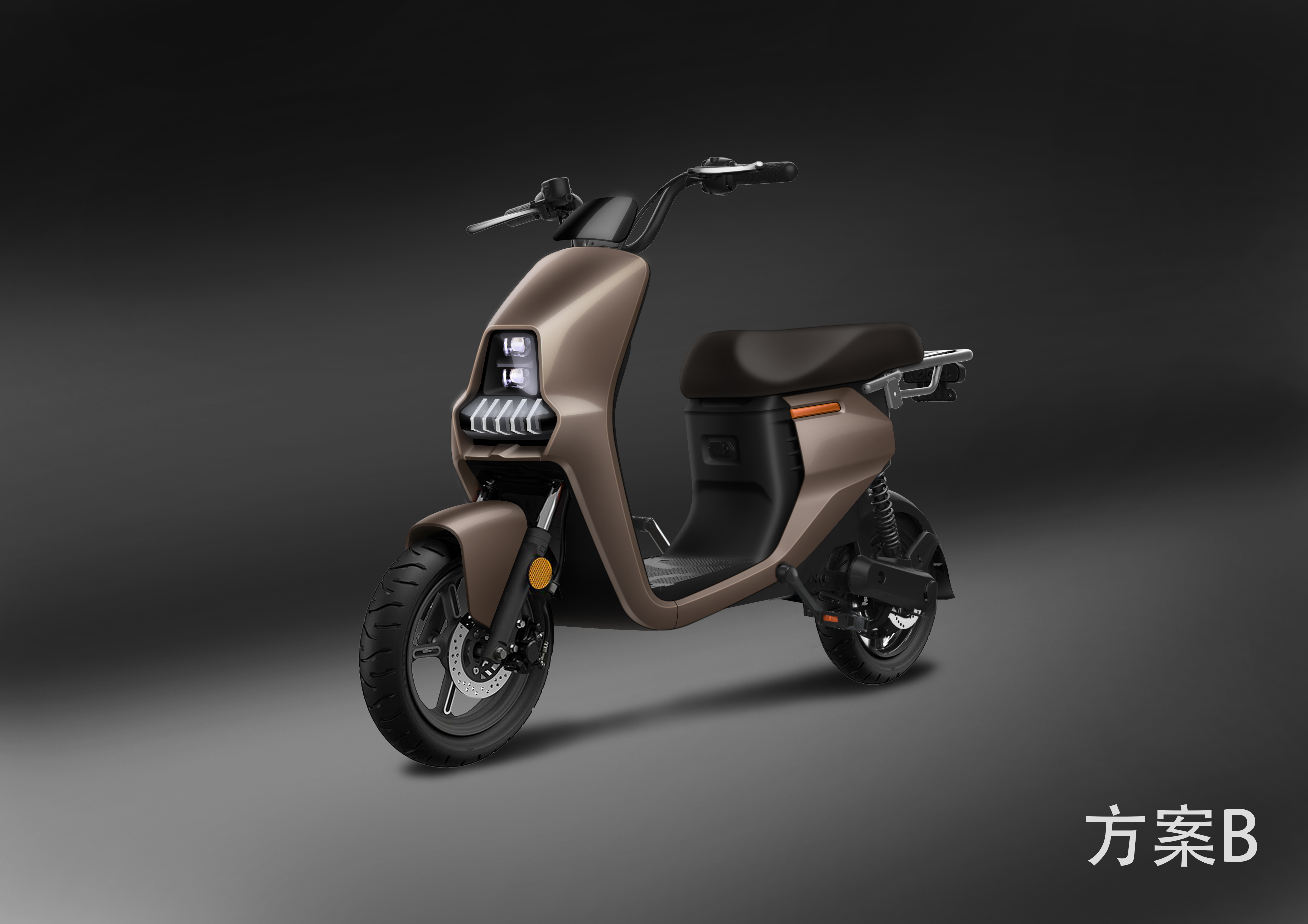 Hand drawn, trunk, electric vehicle，