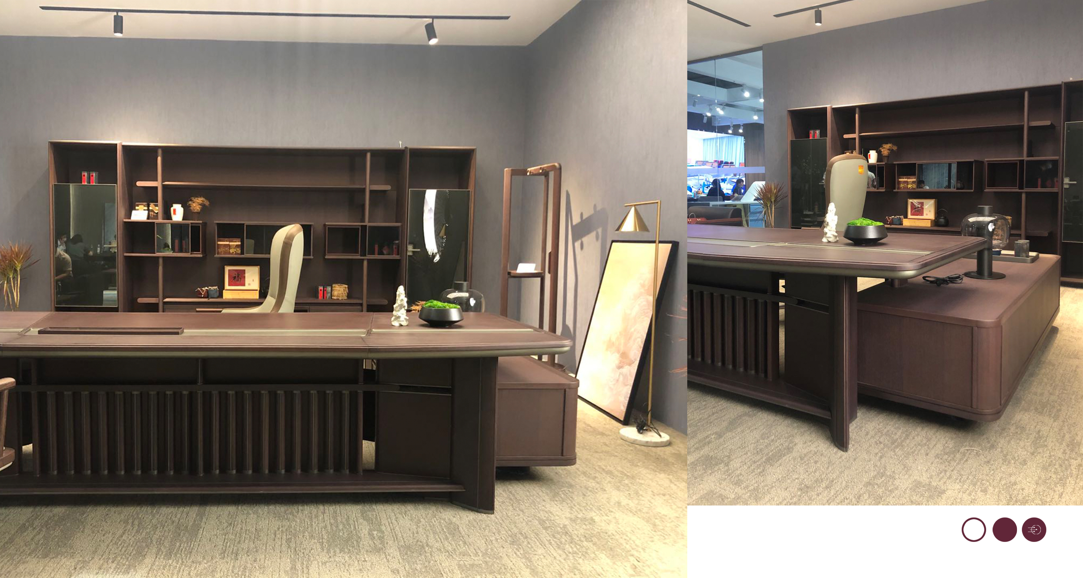 Bantai，solid wood，Office furniture ，Oriental sense，Lu Zhirong，