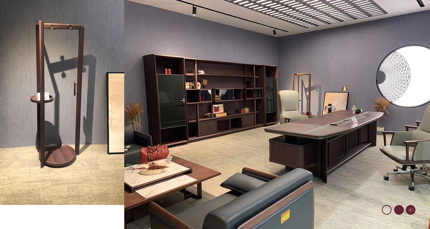 Bantai，solid wood，Office furniture ，Oriental sense，Lu Zhirong，