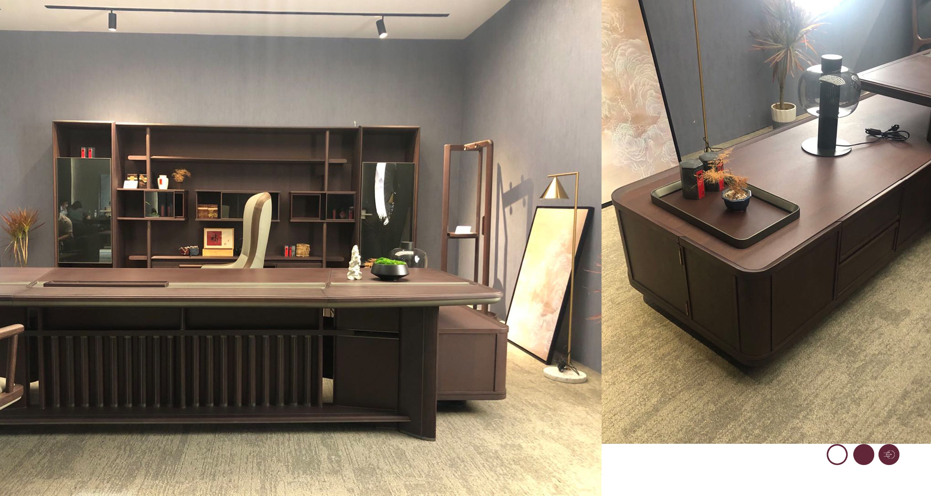 Bantai，solid wood，Office furniture ，Oriental sense，Lu Zhirong，
