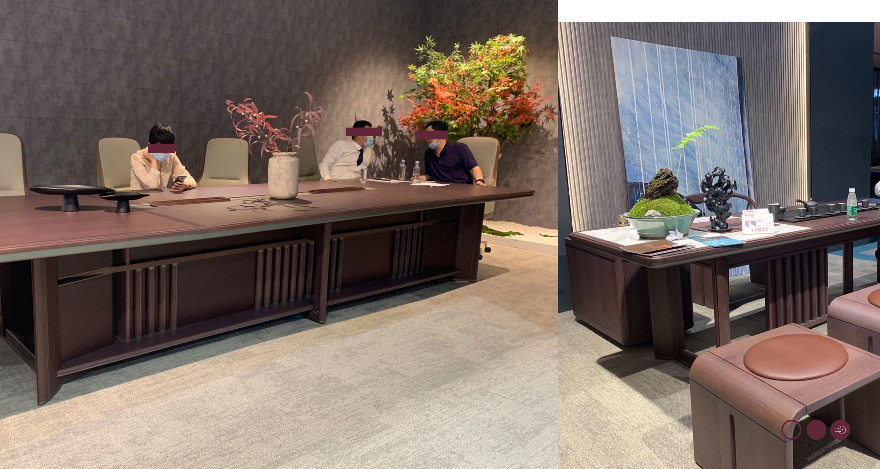 Bantai，solid wood，Office furniture ，Oriental sense，Lu Zhirong，