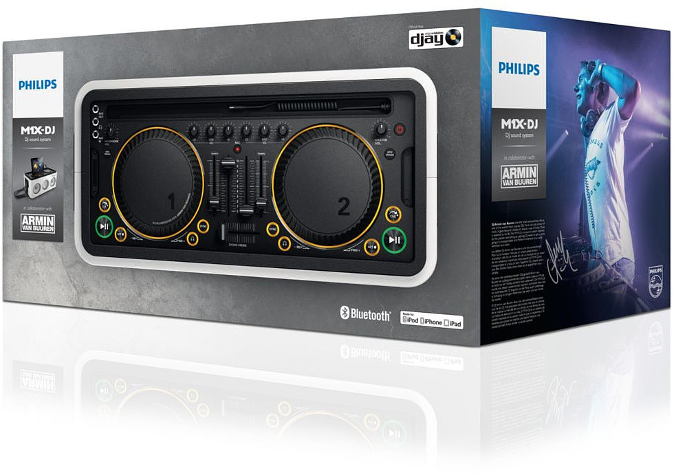 Philips，loudspeaker box，dj，white，