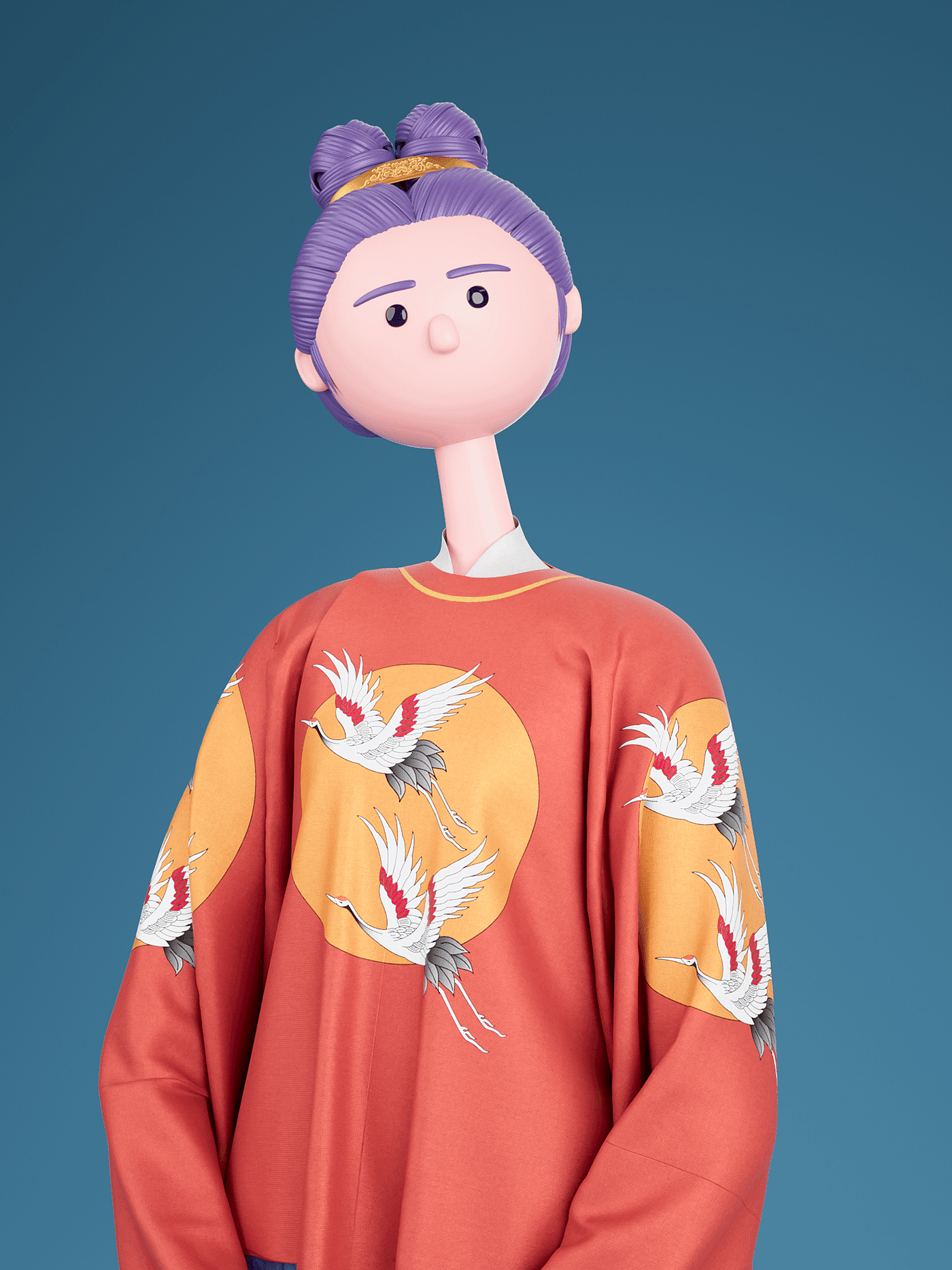 服章之美——3D汉服人物系列 Traditional Chinese Costumes - 普象网